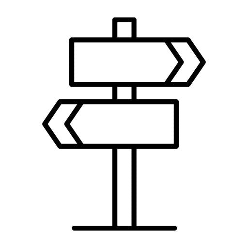 Direction Sign Icon