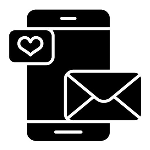 Social Media Presence Glyph Icon | Recruitment Agency