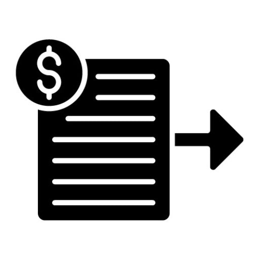 Accounts Payable Glyph Icon