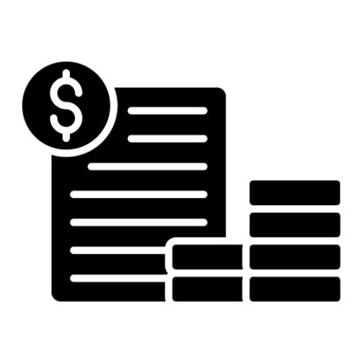 Accounts Receivable Glyph Icon