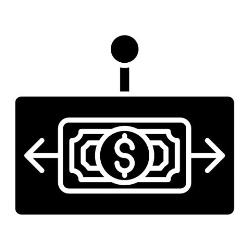 Cash Flow Projections Glyph Icon