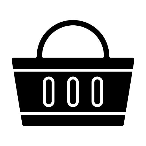 Shopping Basket Glyph Icon