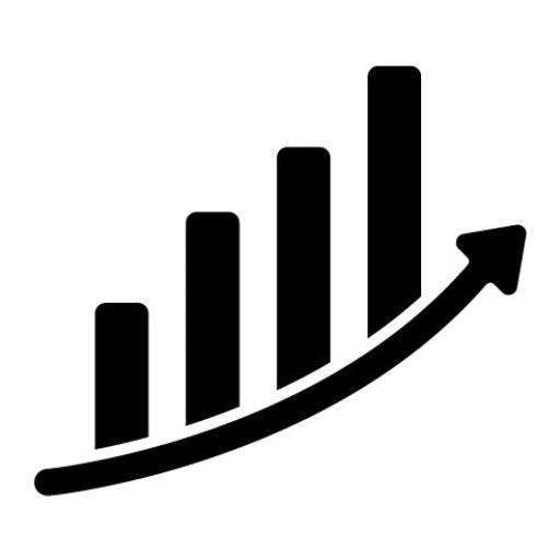 Profit & Loss Statement Glyph Icon