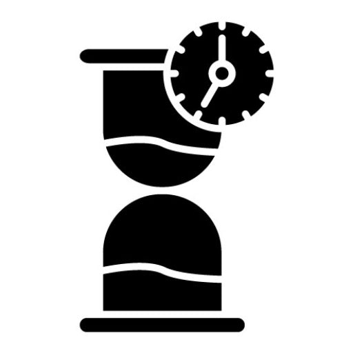 Time Is Money Glyph Icon