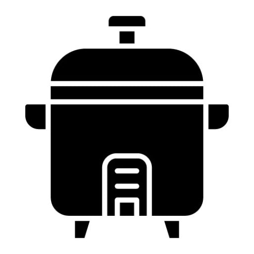 Rice Cooker Glyph Icon