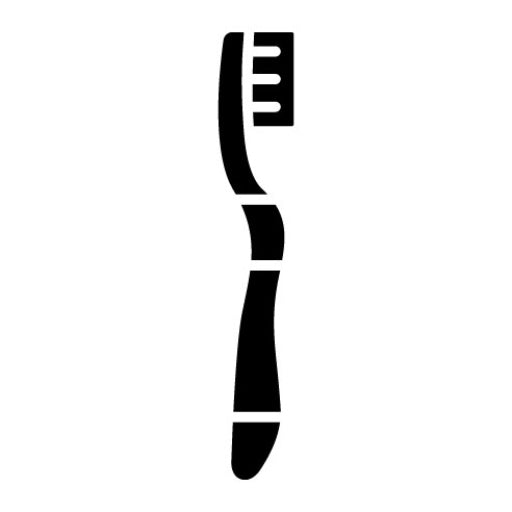 Tooth Brush Glyph Icon