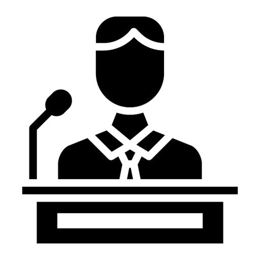 Assistant Minority Leader Glyph Icon