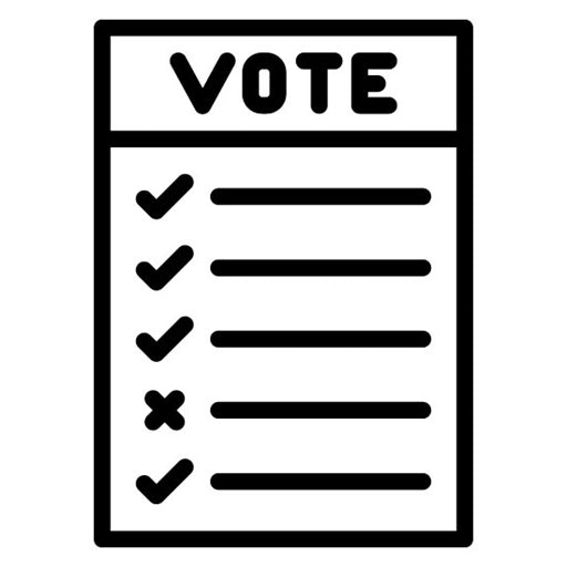 Ballot Paper Icon