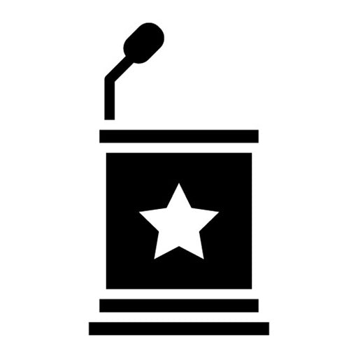 Bully Pulpit Glyph Icon