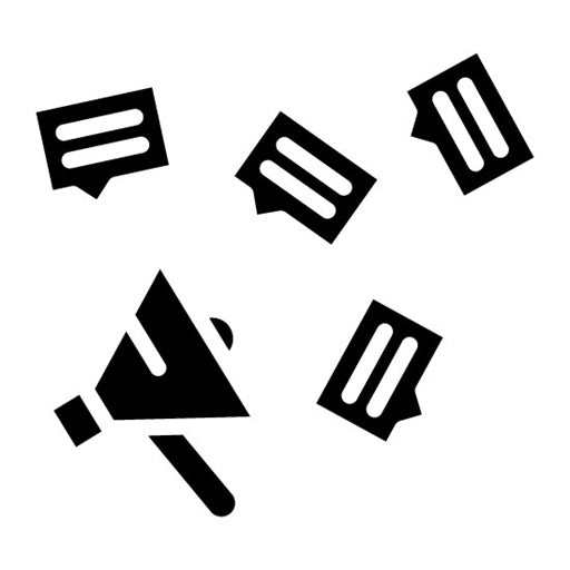 Campaign Glyph Icon | Politics