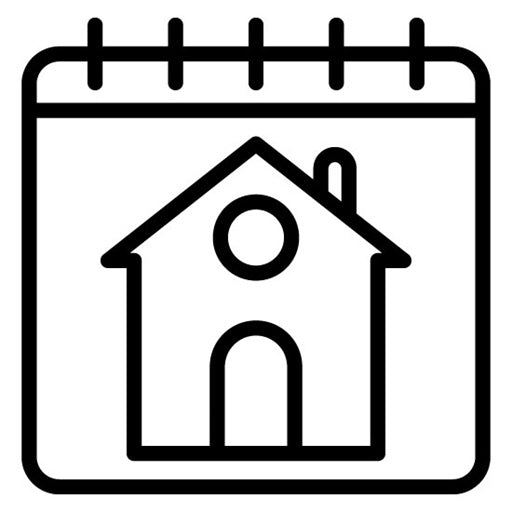 The House Calendar Icon