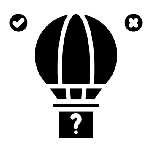 Trial Balloon Glyph Icon