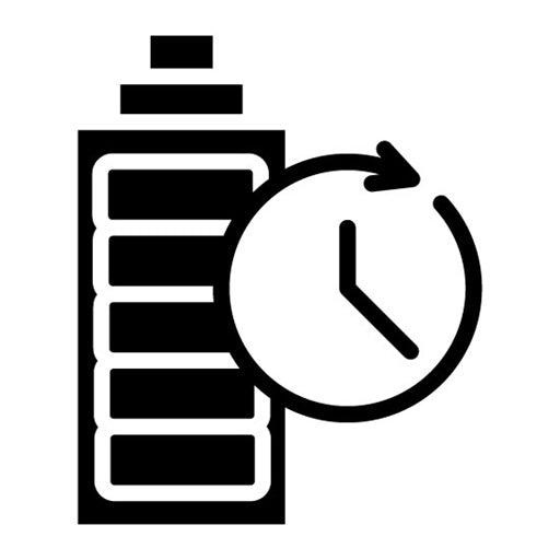 Battery Duration Glyph Icon | Personal Transportation