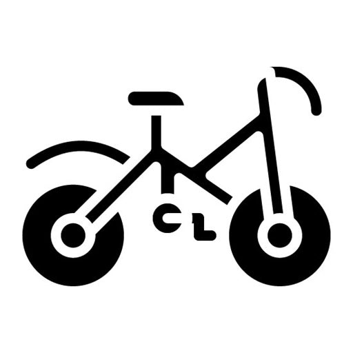 Bicycle Glyph Icon | Personal Transportation