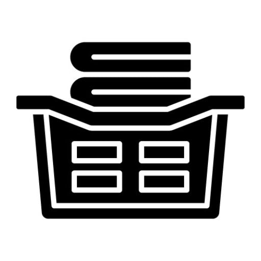 Laundry Basket Glyph Icon