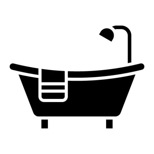 Bathtub Glyph Icon