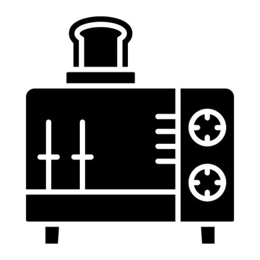 Toaster Glyph Icon