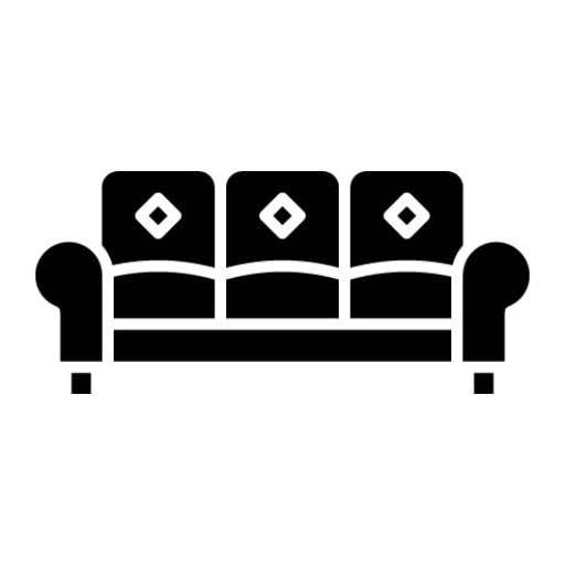 Sofa Glyph Icon | Homeware