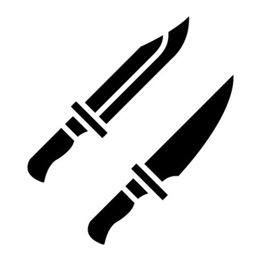 Knife Glyph Icon