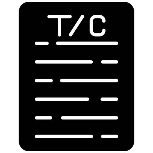 Term And Condition Glyph Icon | Web Store