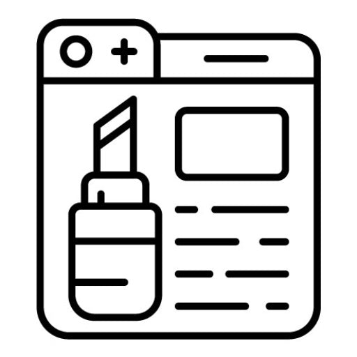 Beauty Product Icon | Web Store