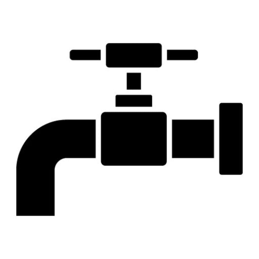 Faucet Glyph Icon