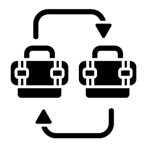 B2B Glyph Icon | Sales