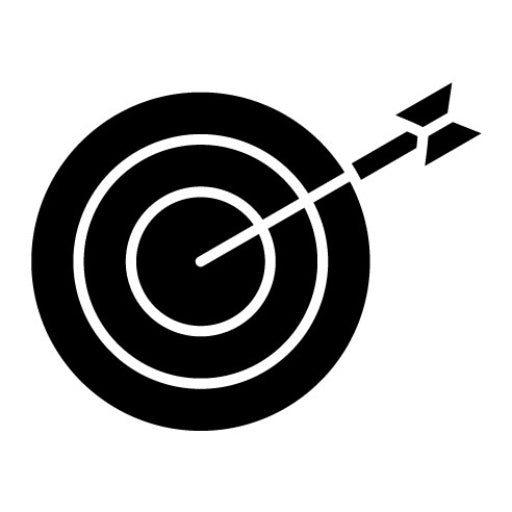 Goals Glyph Icon | Sales