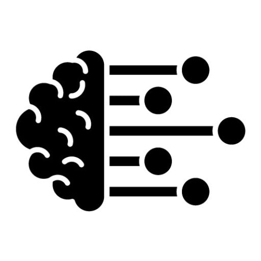Intelligence Glyph Icon | Sales