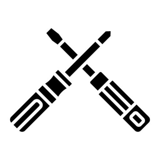 Screwdriver Glyph Icon | Homeware