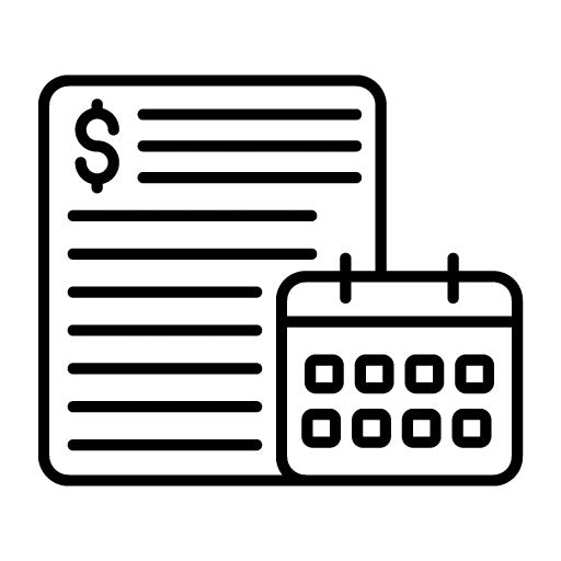 Yearly Sales Report Icon