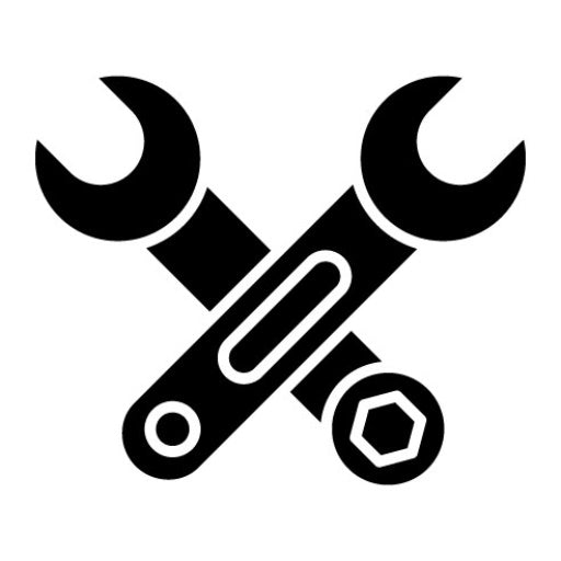 Wrench Glyph Icon