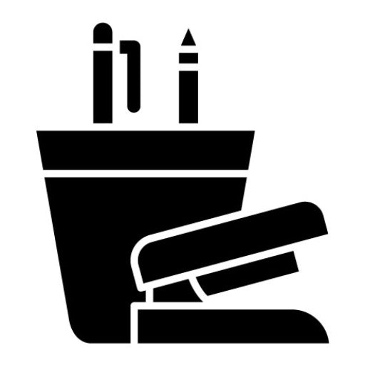 Office Supplies Glyph Icon