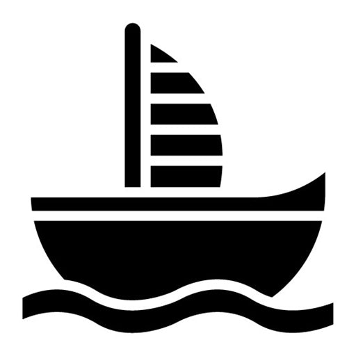 Boat Glyph Icon | Battle Royale