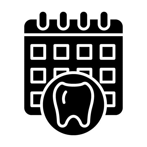 Dentist Appointment Glyph Icon