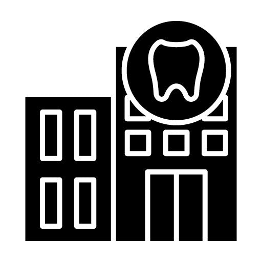 Dental Clinic Glyph Icon