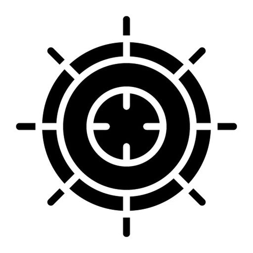 Aim Glyph Icon