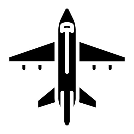 Aircraft Glyph Icon | Battle Royale