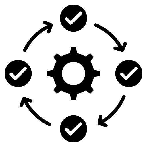 Agile Glyph Icon | Marketing Technology