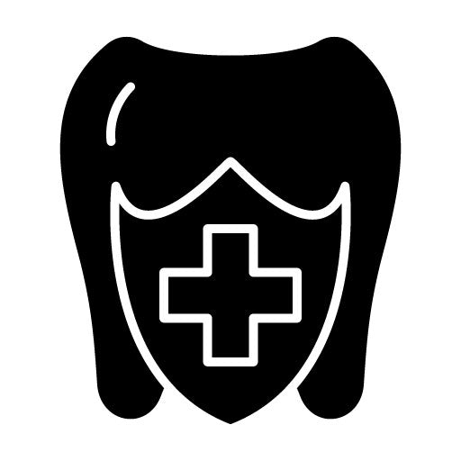 Tooth Protection Glyph Icon