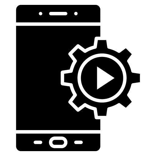 Video Advertising Glyph Icon