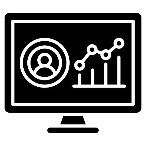 Audience Data Glyph Icon