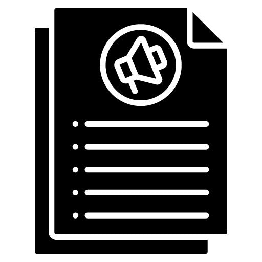 Print Glyph Icon | Marketing Technology