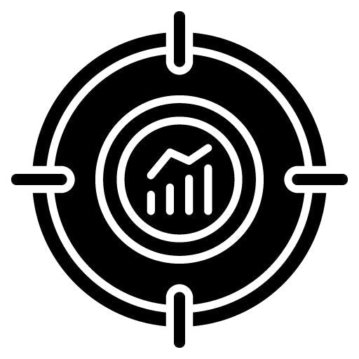 Target Market Glyph Icon | Marketing Technology
