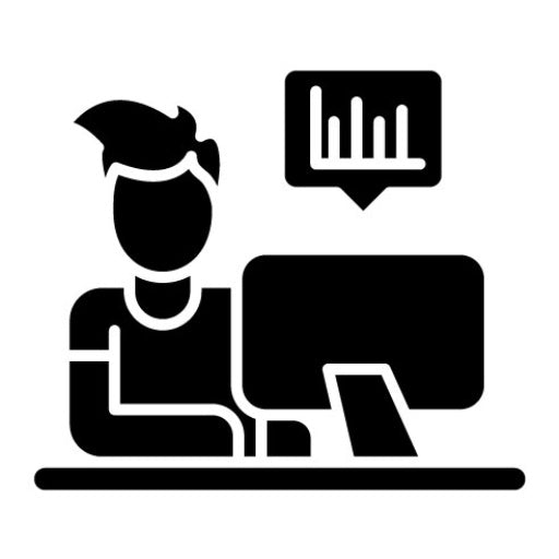 Analyst Glyph Icon