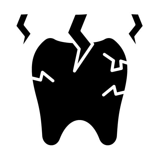 Tooth Nutrition Glyph Icon