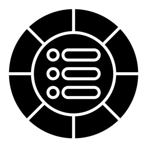 Asset Allocation Glyph Icon