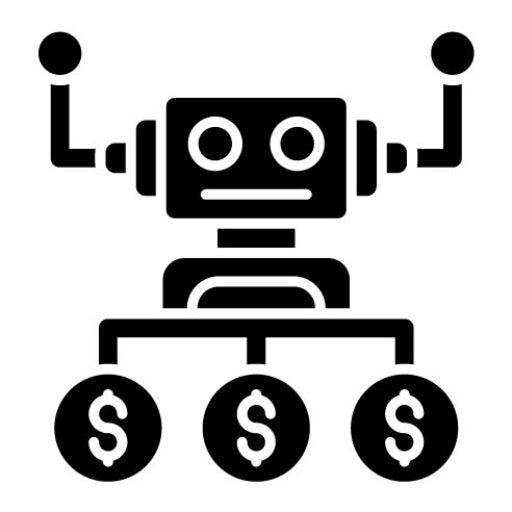 Robot Advisor Glyph Icon