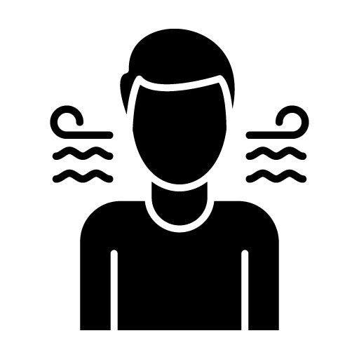 Bad Breath Glyph Icon