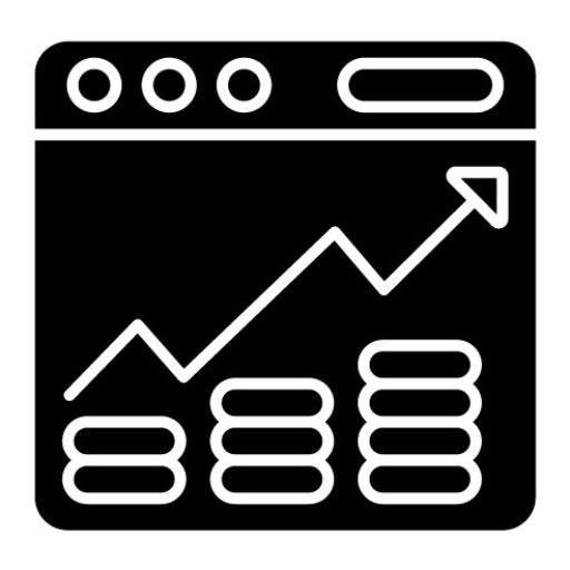 Stock Market Glyph Icon | Investing